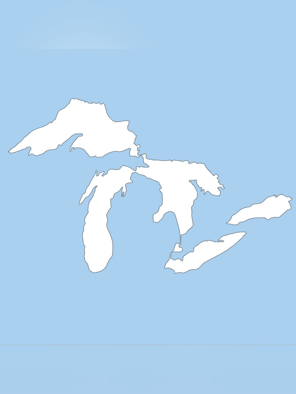 MI Great Lakes Vinyl Decal